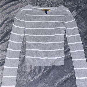 Striped Cropped Sweater